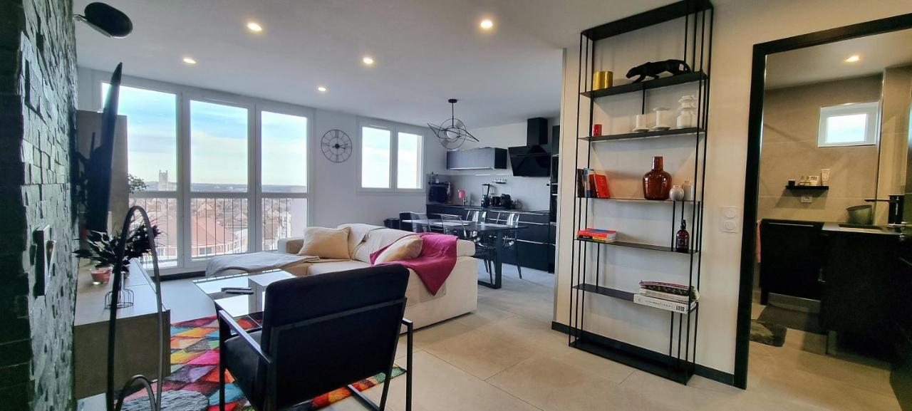 Apartmán Le Perchoir, High-End & Panoramic View Troyes Exteriér fotografie